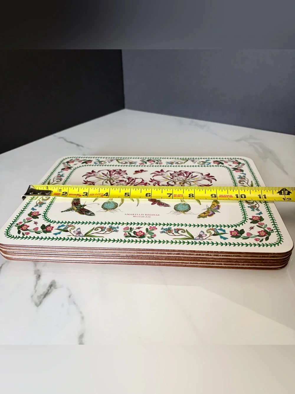 SET of 6 Botanical Placemats by Portmeirion